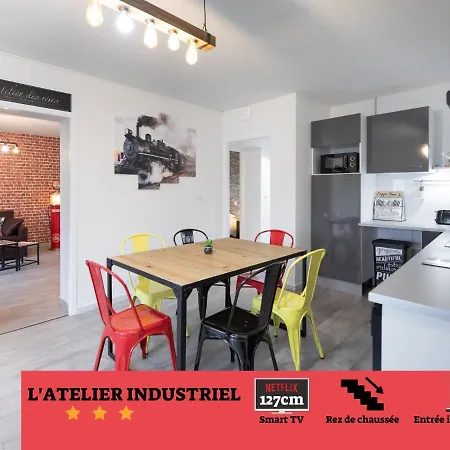 3 Etoiles Les Themes Proche Lux, Metz, Cattenom Apartment
