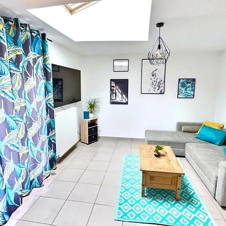 3 Etoiles Les Themes Proche Lux, Metz, Cattenom Apartment *